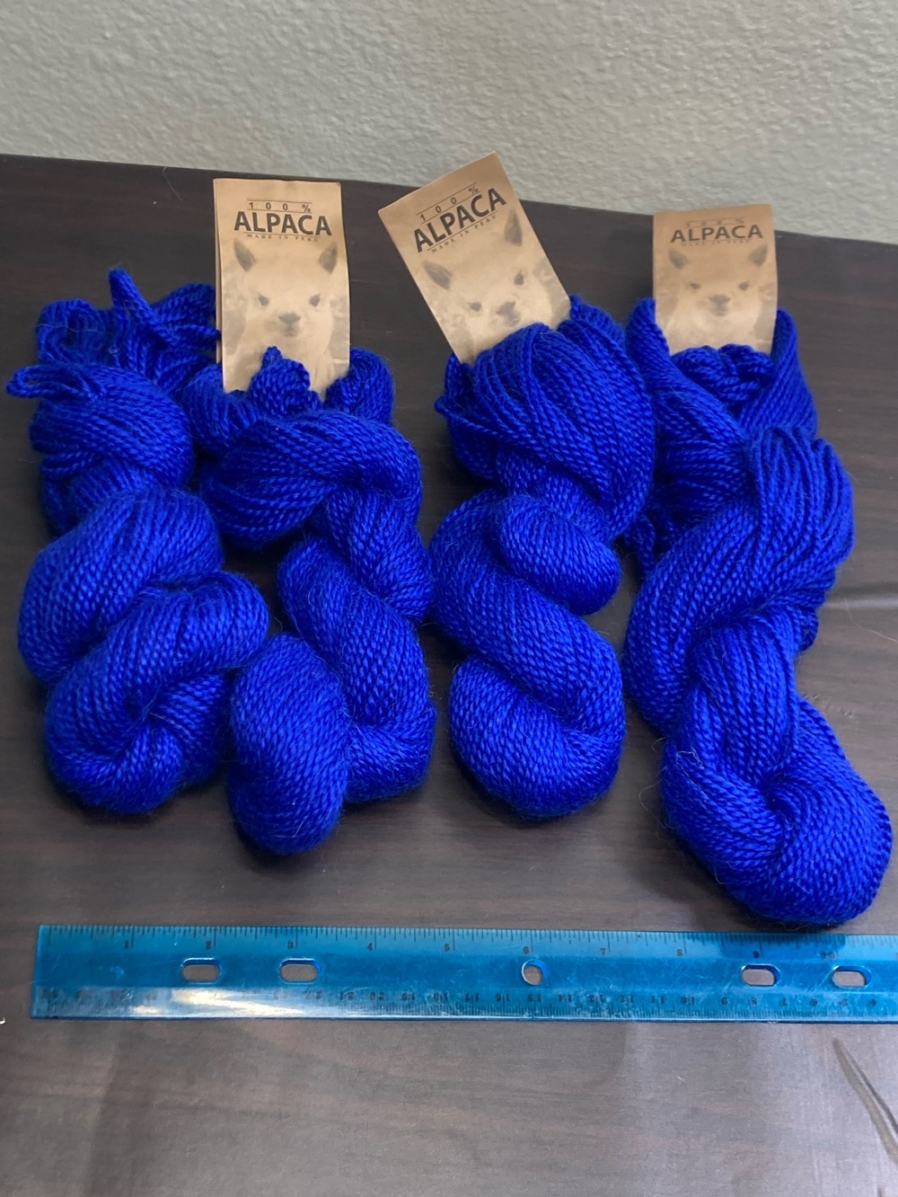 🐶 🐱 NEW Alpaca Blend Men's Socks & Underwear Yarn - Royal Blue